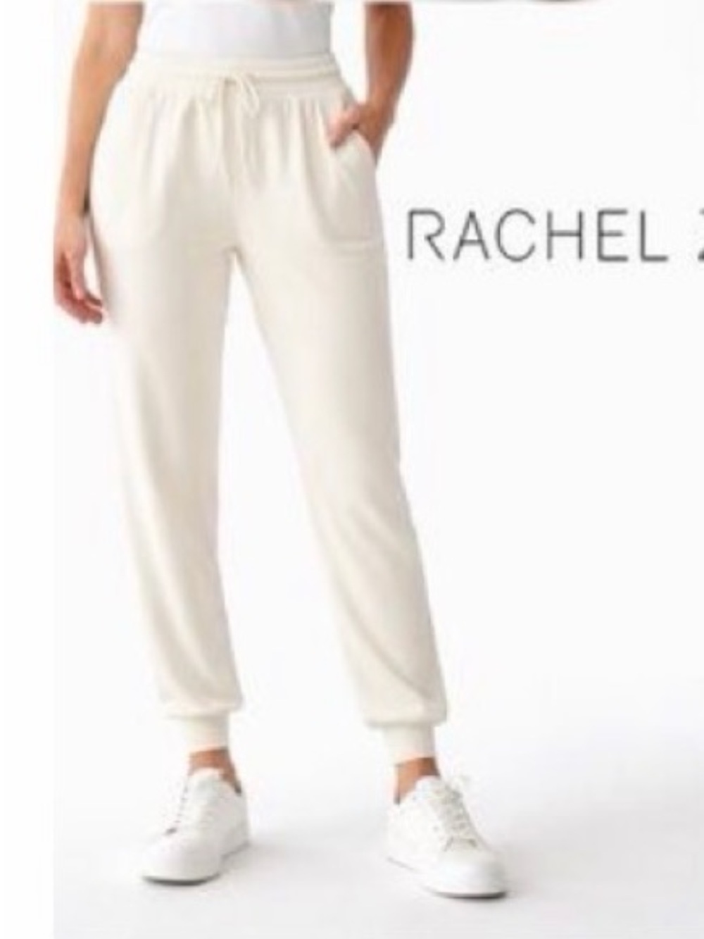 NWOT Rachel Zoe Off White Joggers - Comfortable Everyday Fit